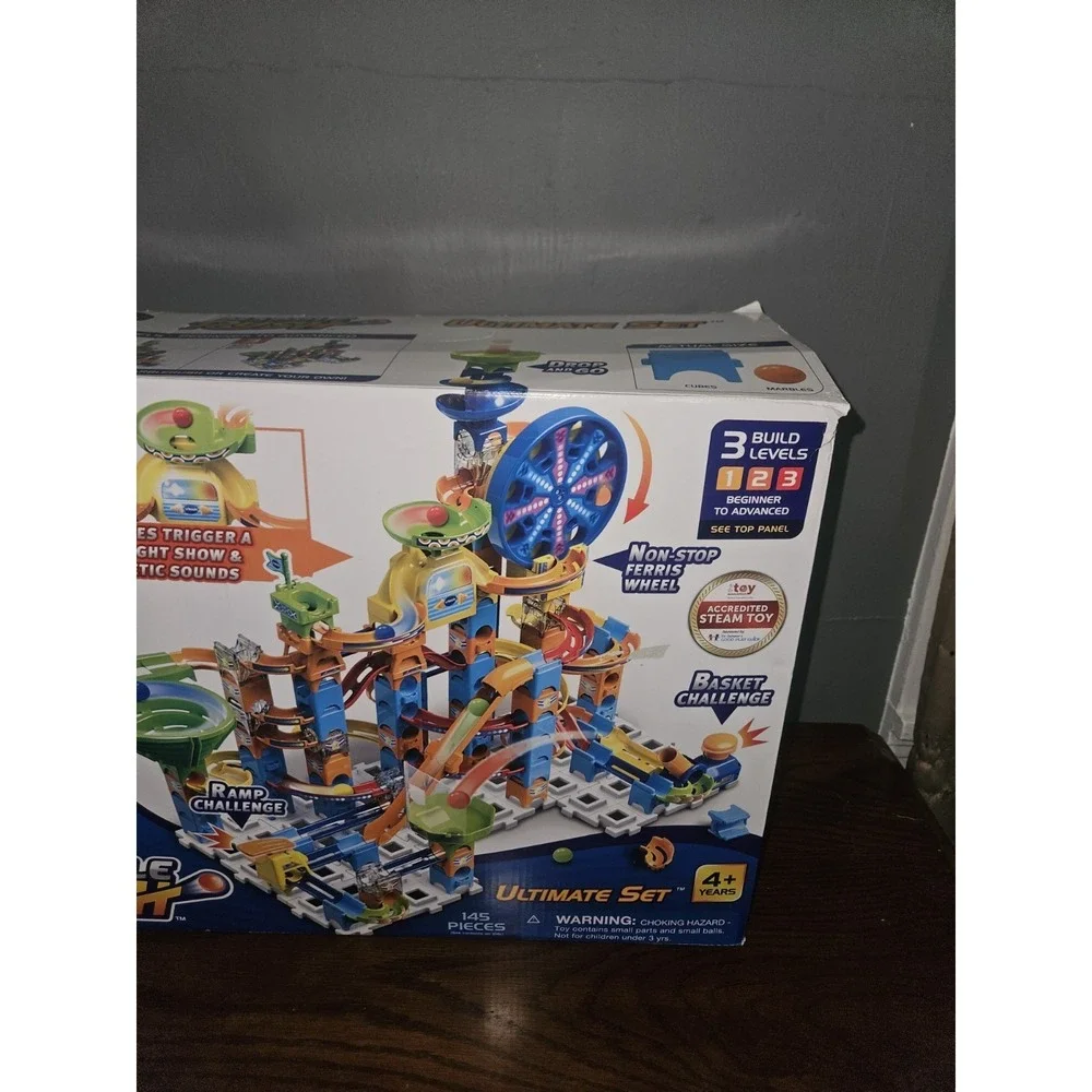 Marble Rush Ultimate Set - 135-Piece Multicolor Engineering Playset for Ages 4+